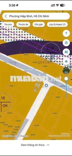 bán đất mặt tiền ds 8 sát quốc lộ 13 dt 110m giá chỉ 9.5 tỷ
