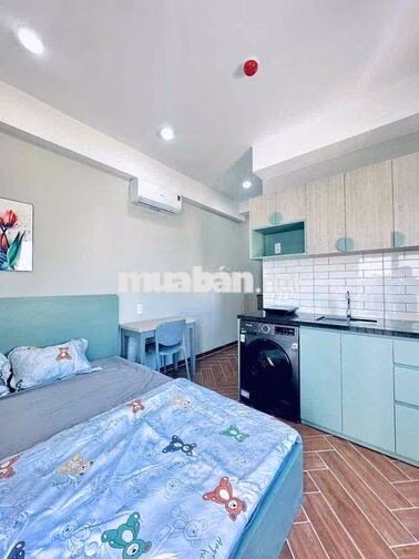 PHÒNG STUDIO BAN CÔNG FULL NỘI THẤT