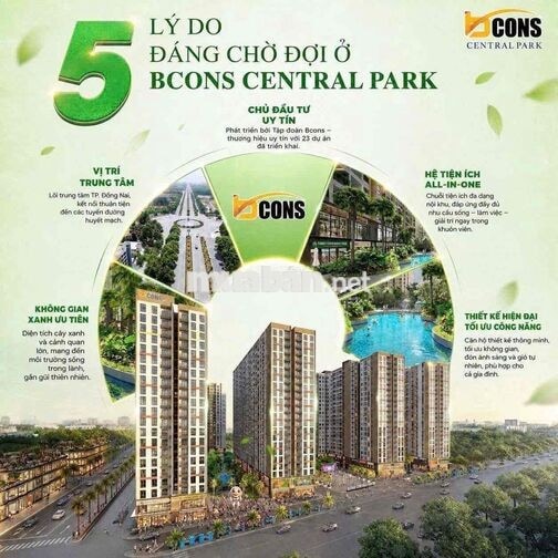 Bcons Central Park Biên Hoà, Đồng Nai