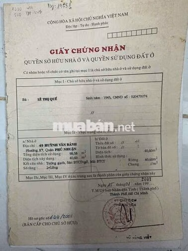 🔥🔥 BÁN NHÀ MẶT TIỀN – HUỲNH VĂN CHÍNH, PHÚ NHUẬN 🔥🔥

🏡 Đ