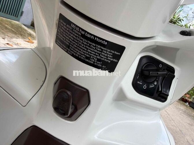Honda Vision 2021 Trắng khoá maxkey