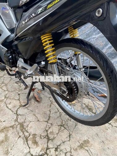 Wave 50cc HQ Bạc Đen