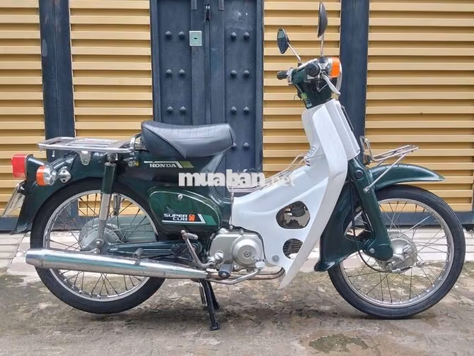 Honda Cup 50cc Xanh trắng đã sử dụng