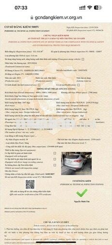Hyundai Santa Fe AT 7 chỗ đời 2013 máy xăng