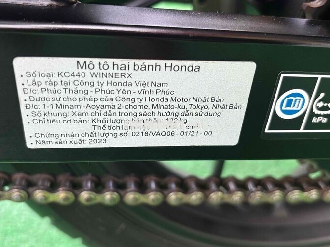 Honda WinnerX V3 CBS 2023 Đen