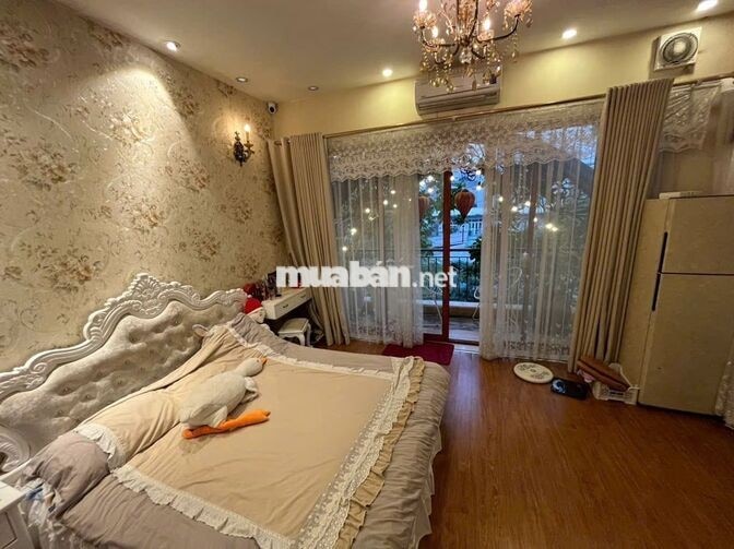 Cho thuê nhà liền kề 129 Trương Định -90m2- 5 tầng - ô tô đỗ cửa
