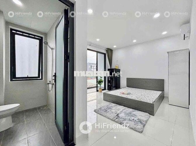 STUDIO LUXURY FULL NỘI THẤT - BANCOL MÁY GIẶT RIÊNG