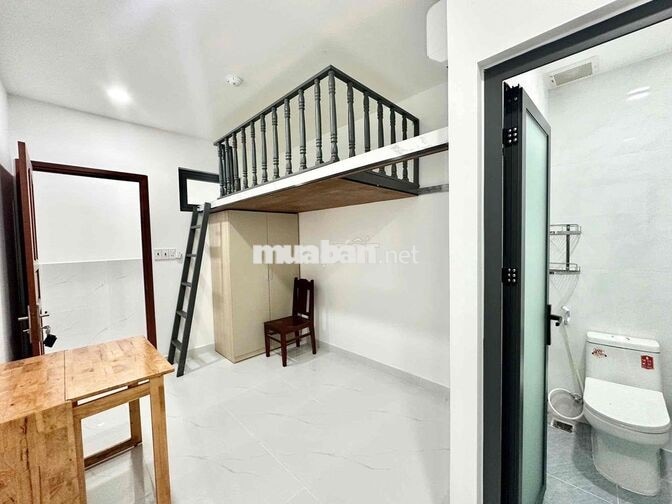 CHO THUÊ PHÒNG TRỌ GÁC FULL NỘI THẤT MỚI XÂY CÓ THANG MÁY - HẦM XE