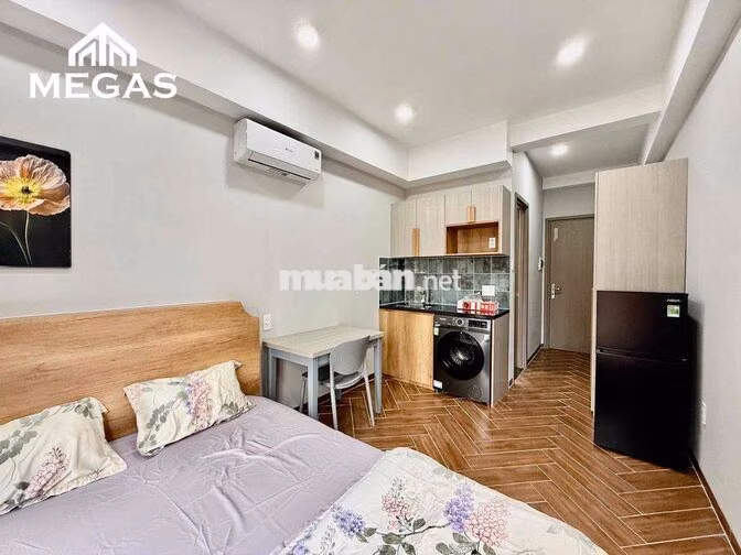 CHO THUÊ CĂN HỘ BAN CÔNG MỚI KENG - FULL NỘI THẤT MÁY GIẶT RIÊNG