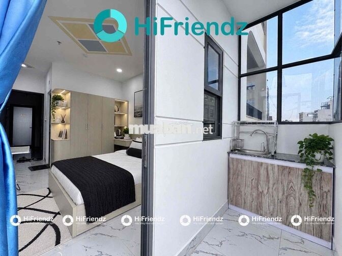 CHO THUÊ CĂN HỘ STUDIO BAN CÔNG TÁCH BẾP MỚI 100%