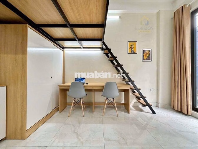 Cho thuê CCMN 25m2 Full đồ. gác xép ban công thoáng tại Yên Lãng