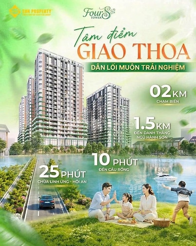 Duy nhất 20 căn giá chỉ từ 1ty6 tòa F2 Sun FourS tổng chiết khấu 27,5%