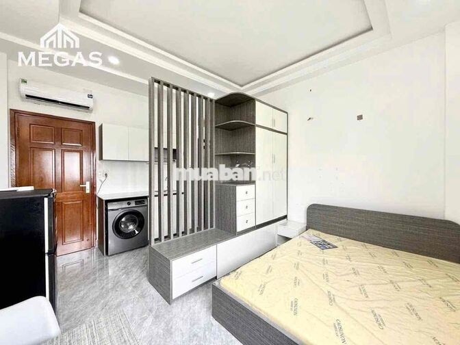 CHDV ban công máy giặt riêng full NT tone gỗ ấm cúng ngay 4xã, Đầm Sen