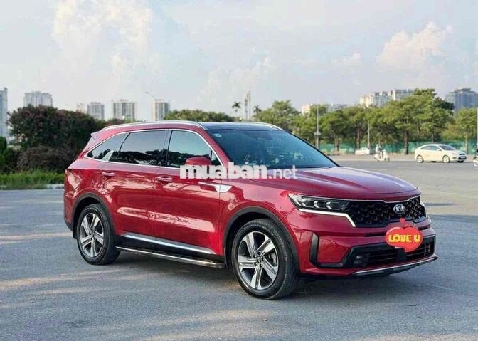 Kia Sorento Signature 2021 Đỏ 6 chỗ 64.000km