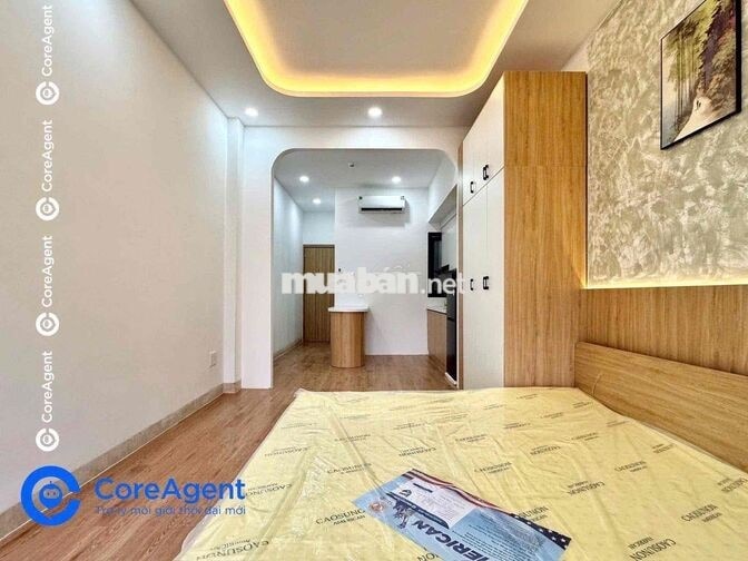 CHDV ban công máy giặt riêng full NT tone gỗ ấm cúng ngay 4xã, Đầm Sen