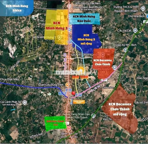 🔥 6xx 7xx TRIỆU – ĐẤT ODT SÁT KCN BECAMEX, TRUNG TÂM CHƠN THÀNH