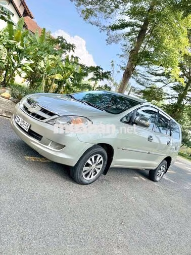 Toyota Innova 2008 Bản G Màu Ghi Bạc