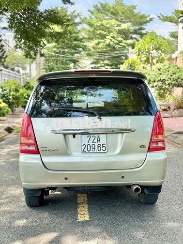 Toyota Innova 2008 Bản G Màu Ghi Bạc
