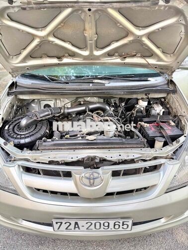 Toyota Innova 2008 Bản G Màu Ghi Bạc
