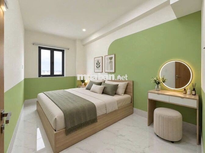 Căn hộ Xây mới full nội thất & Cửa sổ trời dạng 2PN + 1PK