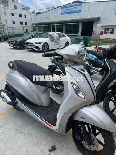 Yamaha Grande 2019 Bạc Xăng điện
