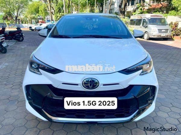 Toyota Vios 2025 1.5 G CVT Trắng 38000 km