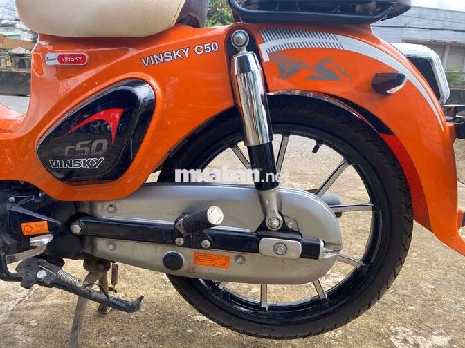 Xe số Vinsky C50 Cam 2025