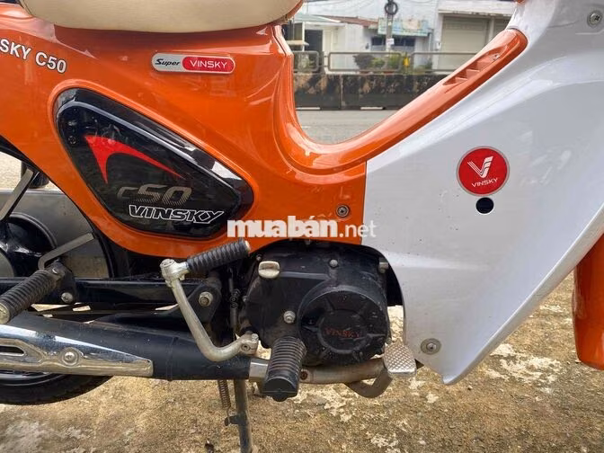 Xe số Vinsky C50 Cam 2025