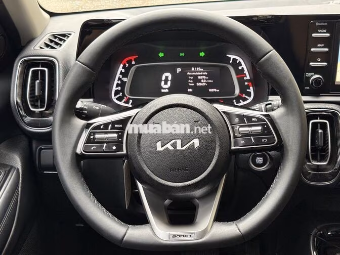 KIA SONET LUXURY 2024 – TRẮNG – ODO 16.000 KM ✅