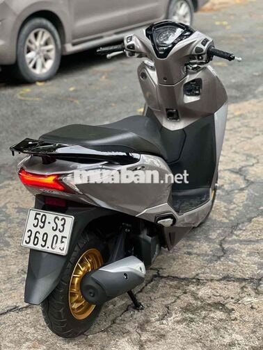 Honda Lead 2021 Bạc Porsche mâm vàng mạnh mẽ