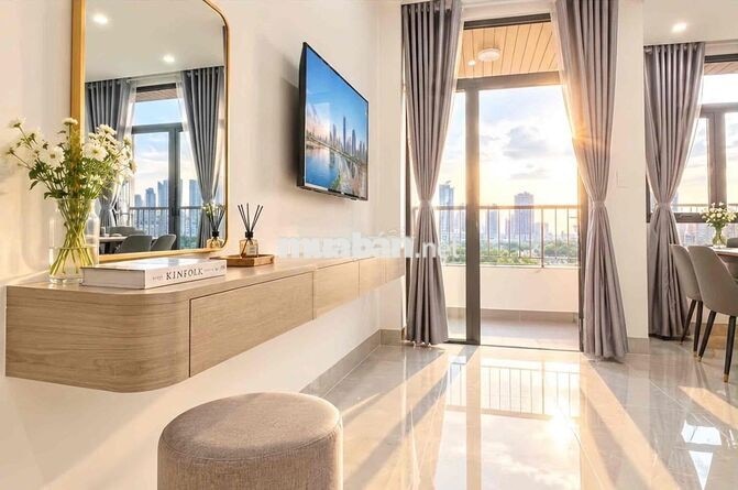 Cho Thuê Căn Hộ Apartment for rent new 100% View Núi Sông 1-2BR Expat