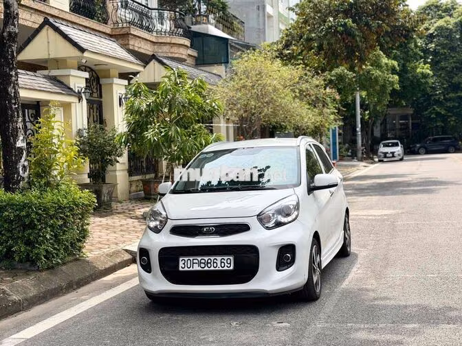 Kia Morning S 1.25 AT 2019 Trắng 80000 km