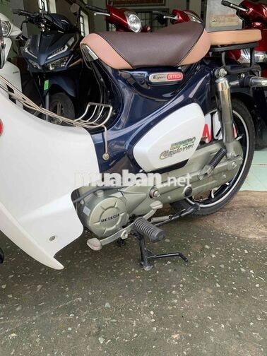 Detech 50 cao cấp 2024 Xanh trắng 10000km