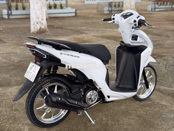 Honda Vision Kiểng Full Option Trắng