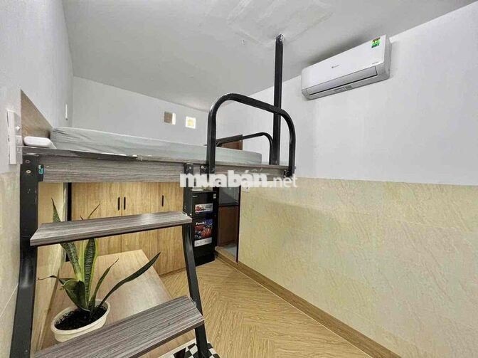 🔥PHÒNG GÁC TÁCH BẾP FULL NT_THANG MÁY_KẾ BÊN CV GIA ĐỊNH_KHU SÂN BAY