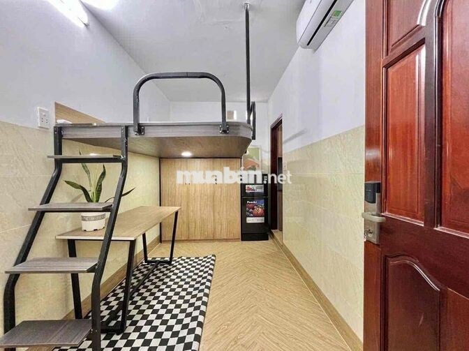 🔥PHÒNG GÁC TÁCH BẾP FULL NT_THANG MÁY_KẾ BÊN CV GIA ĐỊNH_KHU SÂN BAY