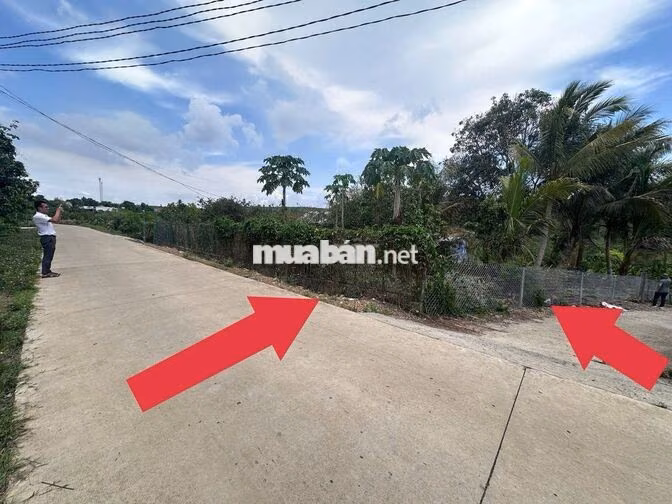 Bán đất vườn 1150m2, lô góc 2 mặt tiền đường bê tông ôtô vivu sát QL20