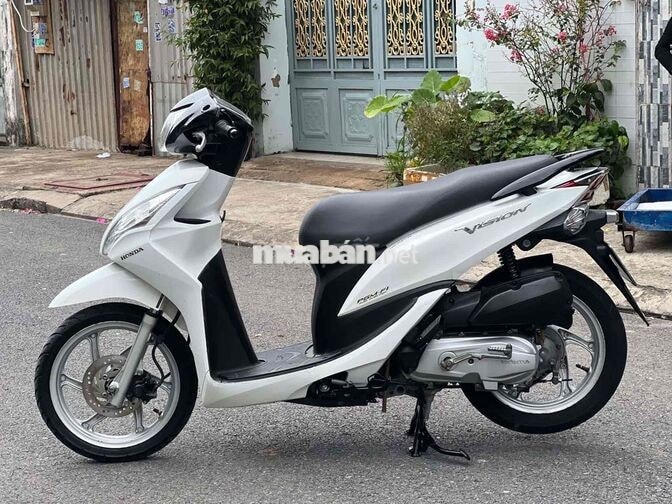 Honda Vision FI 2013 Trắng đen