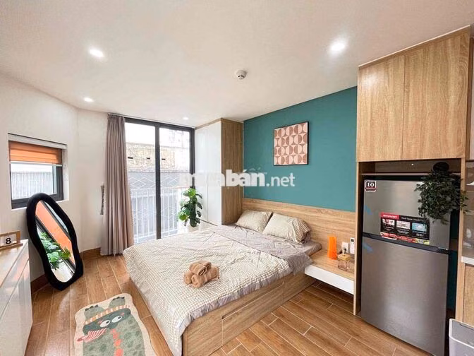 Phòng 35m2_ Studio ban công_ Nhà mới_ 15/43 Cầm Bá Thước