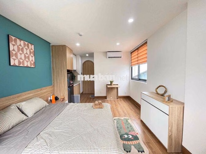 Phòng 35m2_ Studio ban công_ Nhà mới_ 15/43 Cầm Bá Thước
