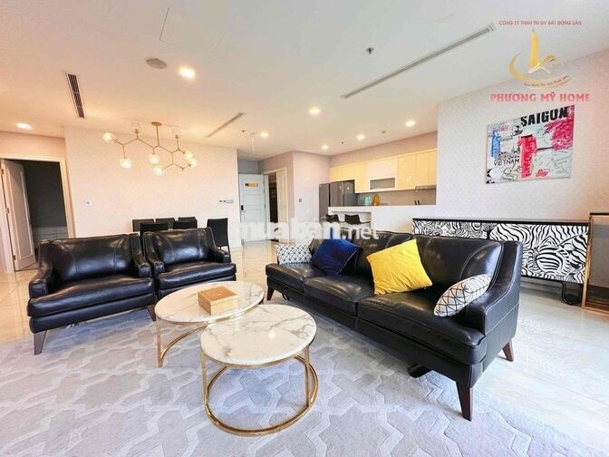 CHO THUÊ 3PN VINHOMES GOLDEN RIVER 121M² VIEW SÔNG – 57TR/THÁNG