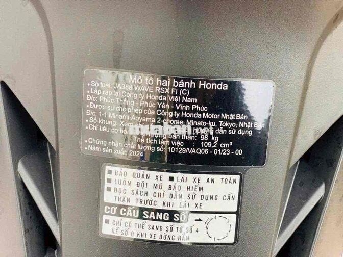 Honda Wave RSX FI 2024 Xanh 109.2cc