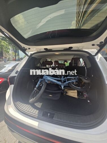 Hyundai Santafe 2024 Dầu 15.000km Trắng