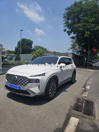 Hyundai Santafe 2024 Dầu 15.000km Trắng
