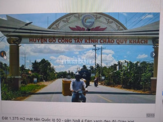 BÁN  NHÀ  và  ĐẤT - 1.600m2 - MẶT TIỀN QL50 					