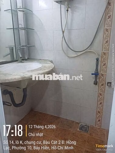 Bán CC tại Bàu Cát II, 55m2, lô K có salot để ô tô.