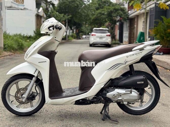Honda Vision 2015 Trắng BSTP nguyên zin