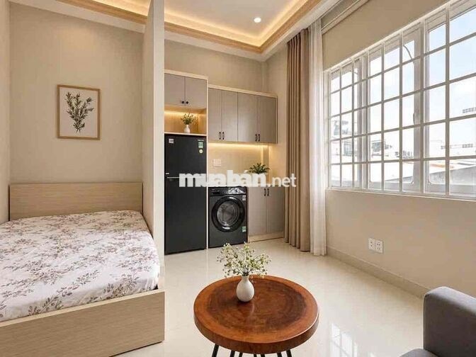 Phòng 35m2_ 1PN tách bếp và Studio_ Nhà mới 100%_ 58/27 Tân Cảng