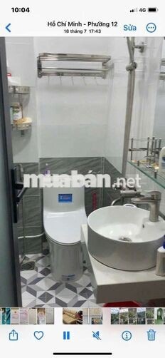 CHK THUÊ NHÀ HXH FULL NỘI THẤT HÙYNH VĂN NGHỆ 2PN 2WC