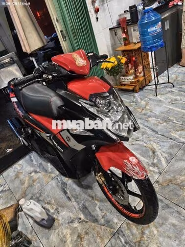 Yamaha Nouvo 6 đời 2014 Đỏ đen cho ae chạy Grap